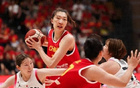 中國女籃三連勝，張子宇、韓旭共得36分。