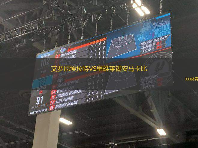 艾羅尼埃拉特VS里雄萊錫安馬卡比